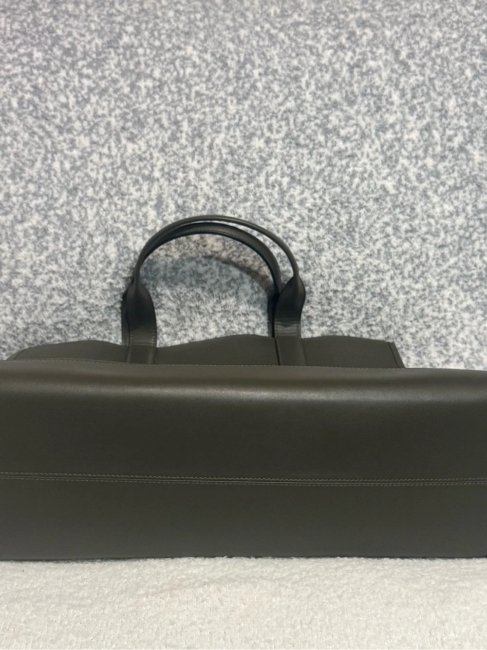 Michael Kors Olive Green Pebbled Leather Tote